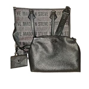 Steve Madden Bsidra Shoulder/Crossbody, Carry bag - 3 Piece set